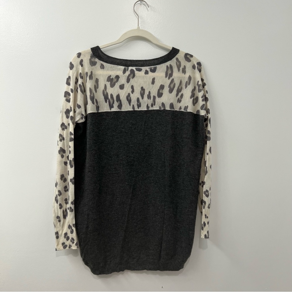Rebecca Taylor Leopard Sweater XS + S - Picture 3 of 6